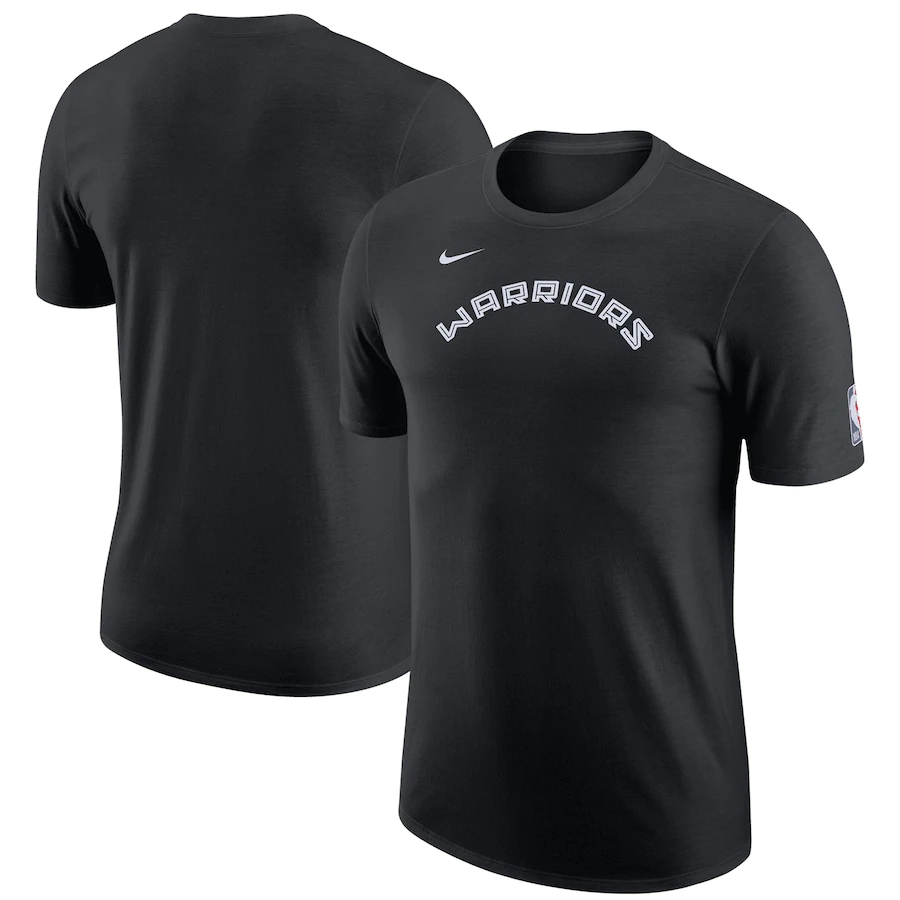 Men's Golden State Warriors Black 2022/23 City Edition Essential Warmup T-Shirt